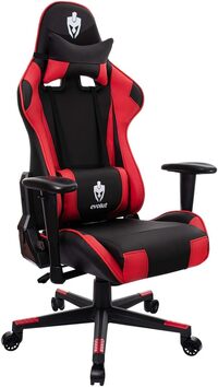 Cadeira Gamer Evolut Eg-900 Vermelha e Preta