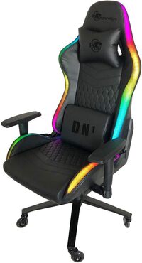 Cadeira Gamer DN1 RGB Preto com Rodas de Silicone - DRAXEN