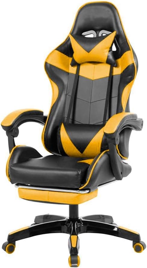 Cadeira Gamer Amarela - Prizi - Jx-1039y