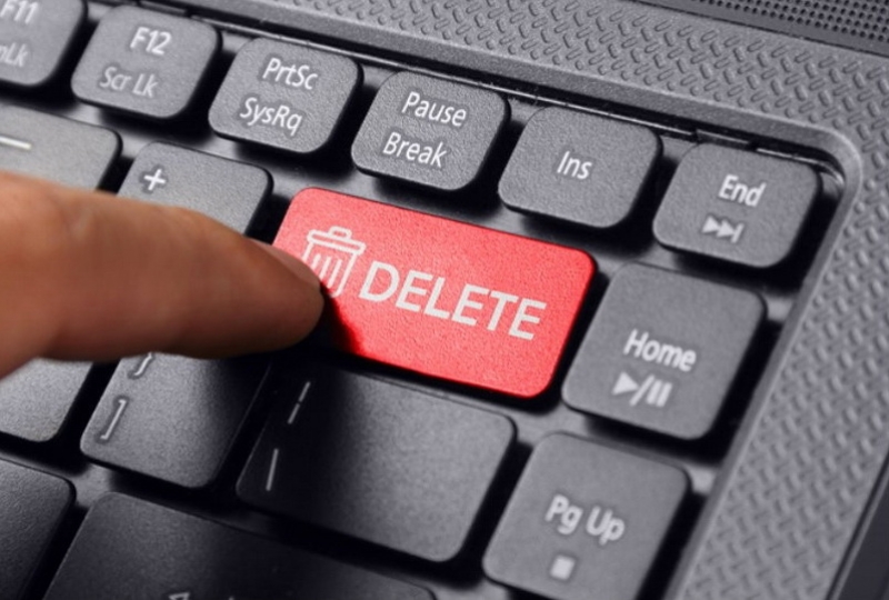 delete arquivos para resolver o PC travando