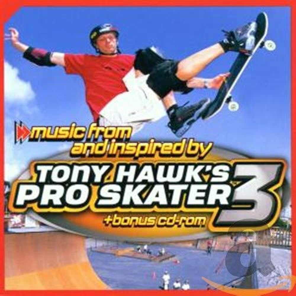 Capa do jogo Tony Hawk’s Pro Skater 3 para PlayStation 2.