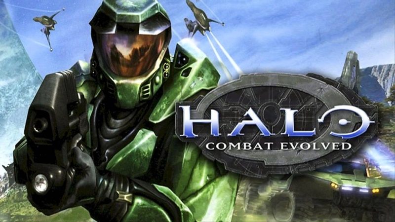 Capa do jogo Halo: Combat Evolved para Xbox.