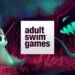 Veja os Jogos lançados pela Adult Swim Games 10 jogos lançados pela Adult Swim Games mostrando um personagem de jogo enfrentando uma criatura.