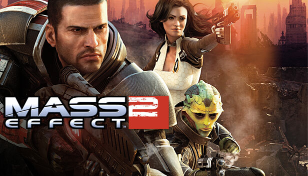 Capa do jogo Mass Effect 2 para Xbox 360.