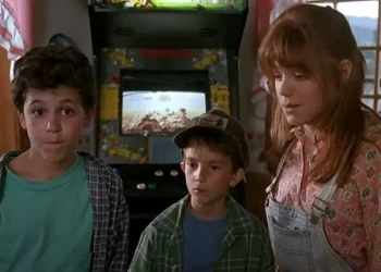 O Genio do VideoGame ( The Wizard) de 1989 9 Fred Savage, Luke Edwards e Jenny Lewis em cena do filme "O Gênio do Videogame" (The Wizard) de 1989.