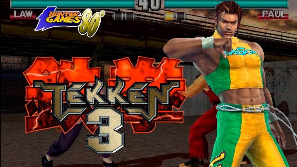 Capa do jogo Tekken 3 para PlayStation.