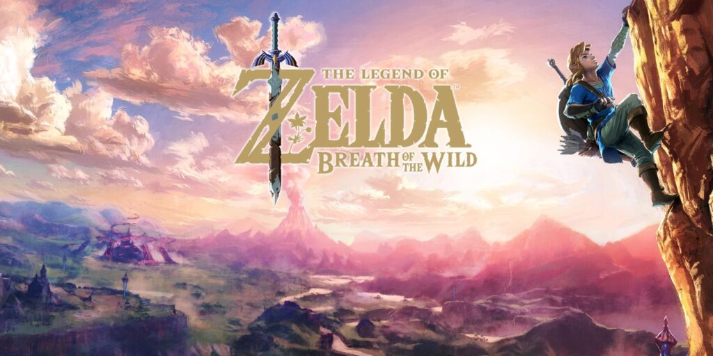 Capa do jogo The Legend of Zelda: Breath of the Wild para Nintendo Switch.