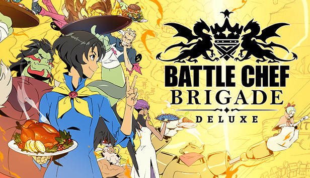 Logotipo do jogo Battle Chef Brigade.