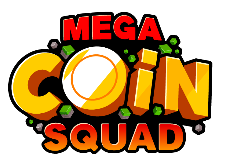 Logotipo do jogo Mega Coin Squad.