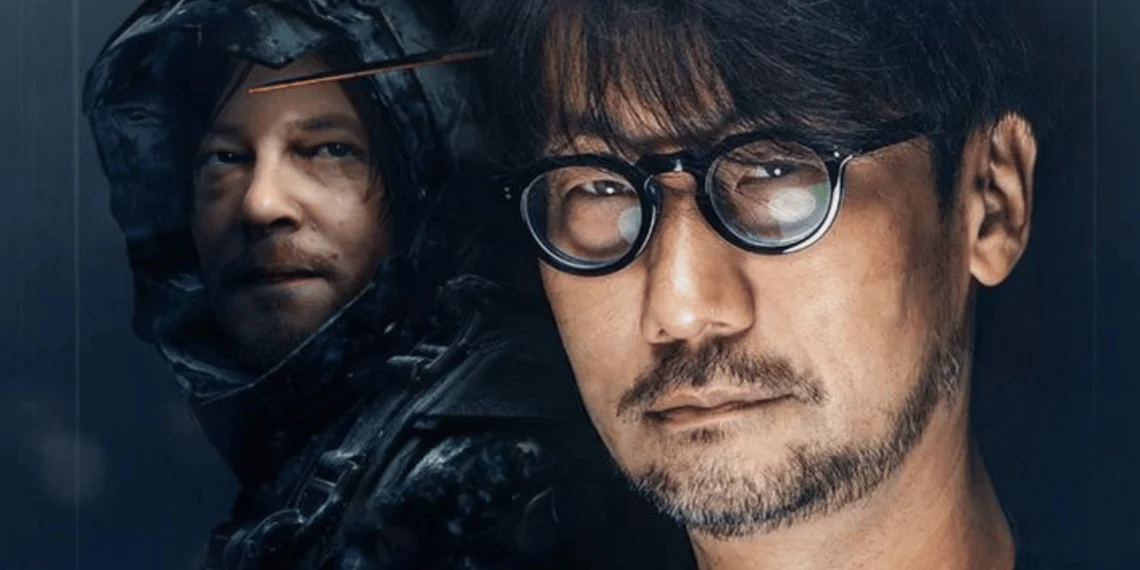 Os 10 melhores jogos de Hideo Kojima ! 1 Hideo Kojima de óculos ao lado de Norman Reedus em traje de Death Stranding