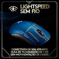 Mouse Gamer Sem Fio Logitech G PRO League of Legends Edition