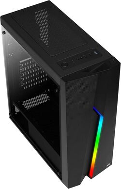 Gabinete Gamer Aerocool Bolt Mid Tower - Vista Traseira