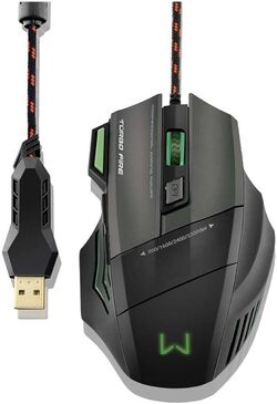 Warrior Gamer Mouse 7 Botões 3200 Dpi