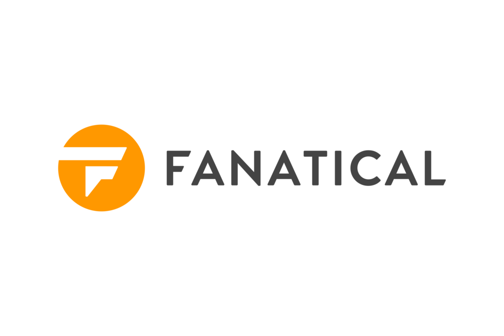 Logo da Fanatical, uma loja digital de jogos que oferece grandes descontos.