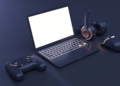 Os 10 Melhores Notebooks para Jogos ! 13 Melhores Notebooks para Jogos acompanhado de controle, fone de ouvido e mouse, ideal para jogos de alto desempenho.